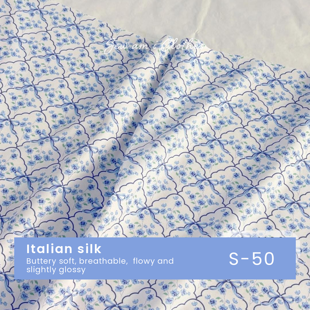 Italian silk (silk blened)