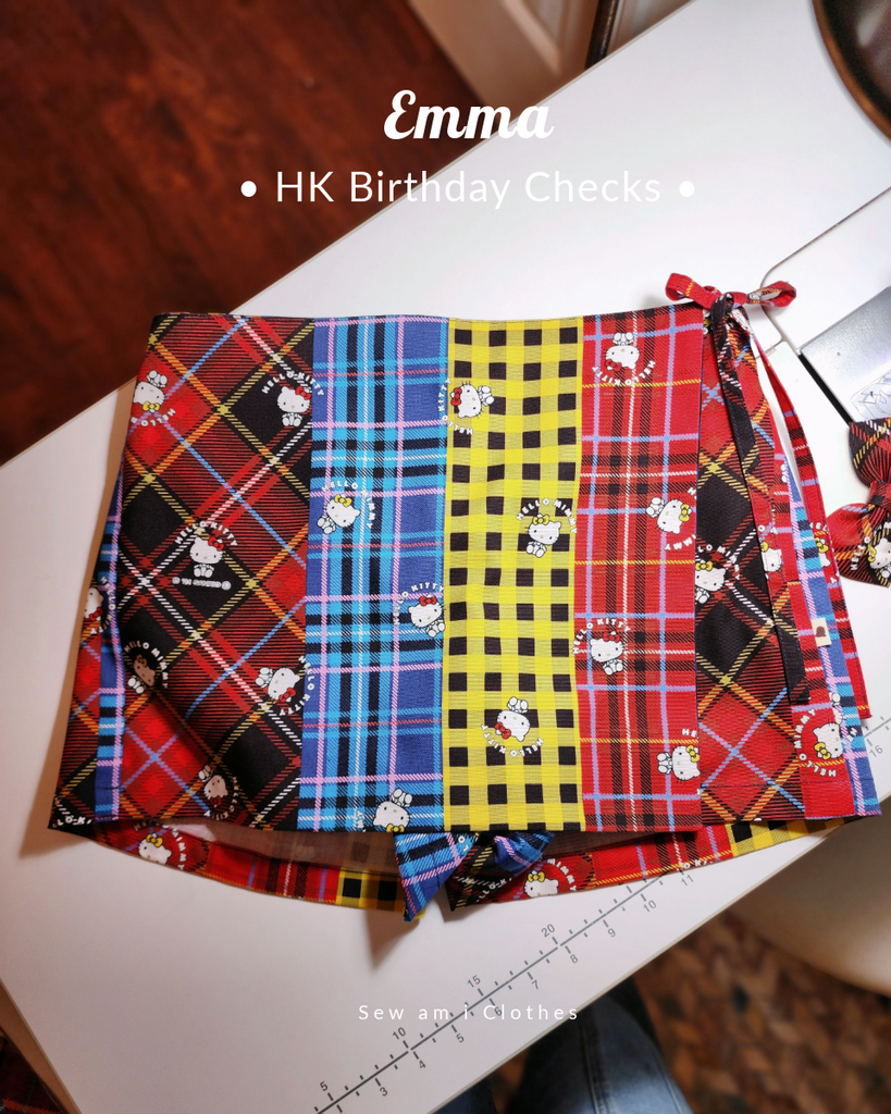 𝙍𝙚𝙖𝙙𝙮 𝙩𝙤 𝙨𝙝𝙞𝙥 ♡ Extra made Emma Wrapped skort • HK Birthday Checks • Size 10