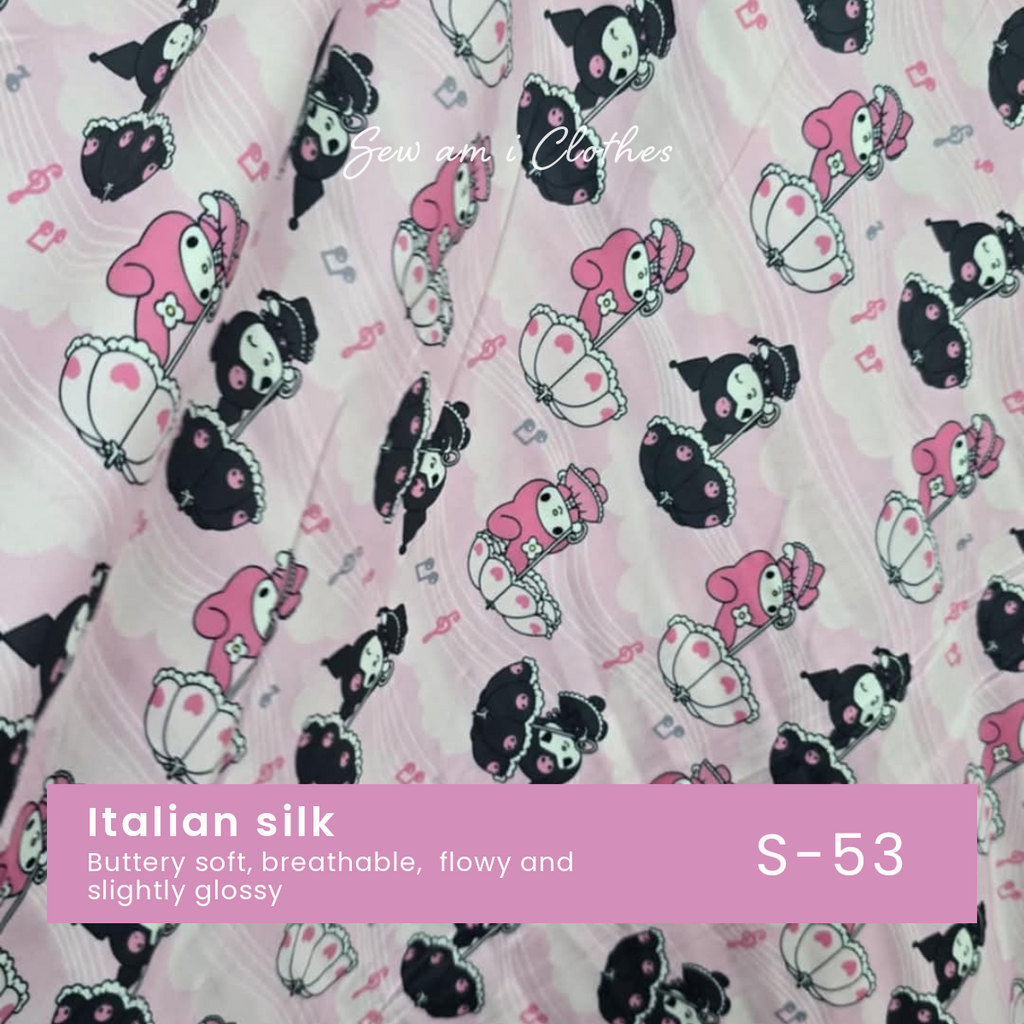 Italian silk (silk blened)