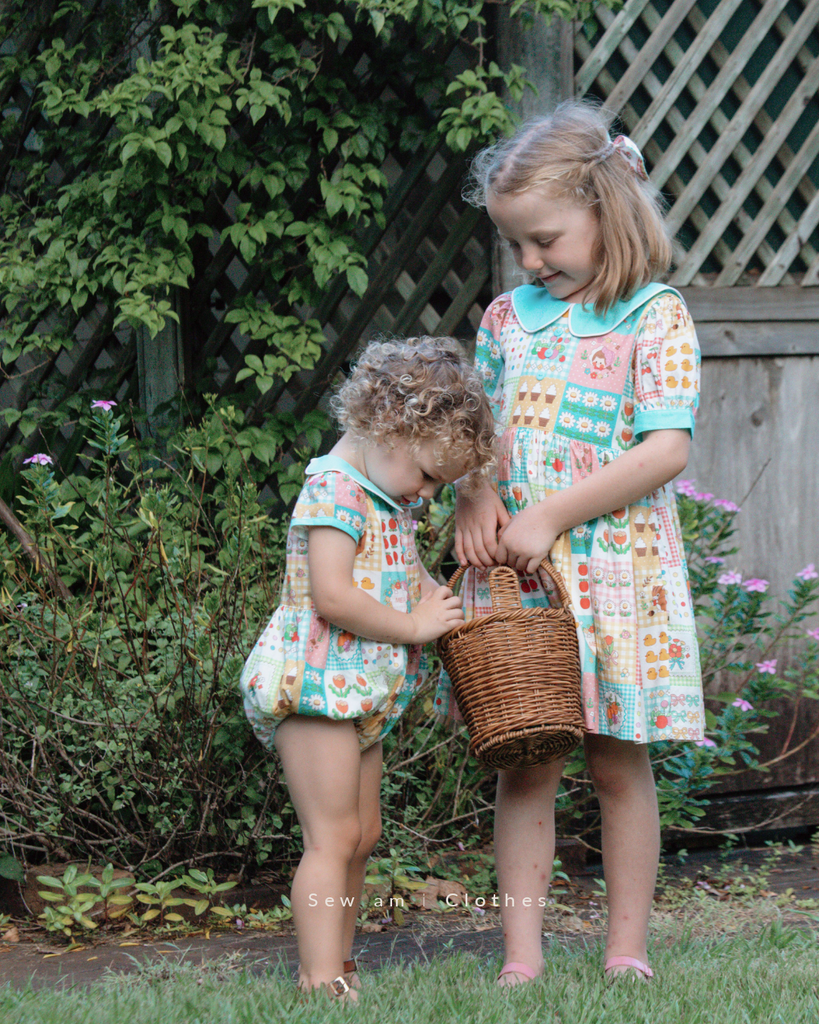 Luna Romper ✿ Pastel Patchwork