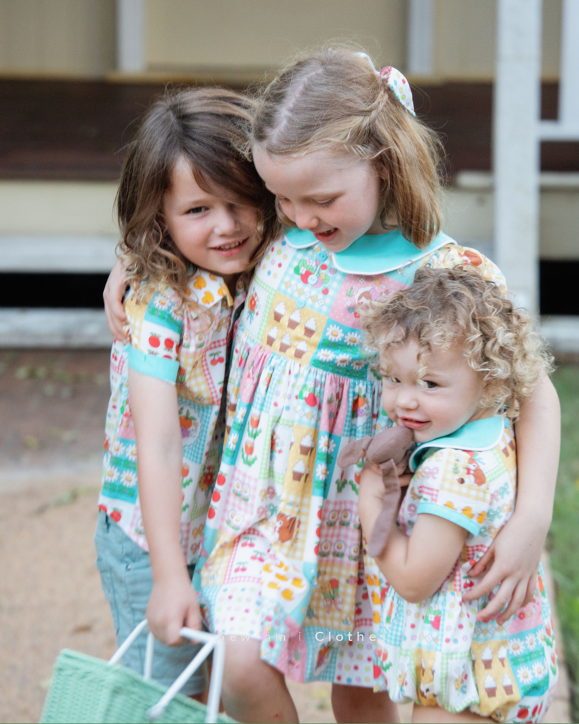 Lola Dress ✿ Pastel Patchwork