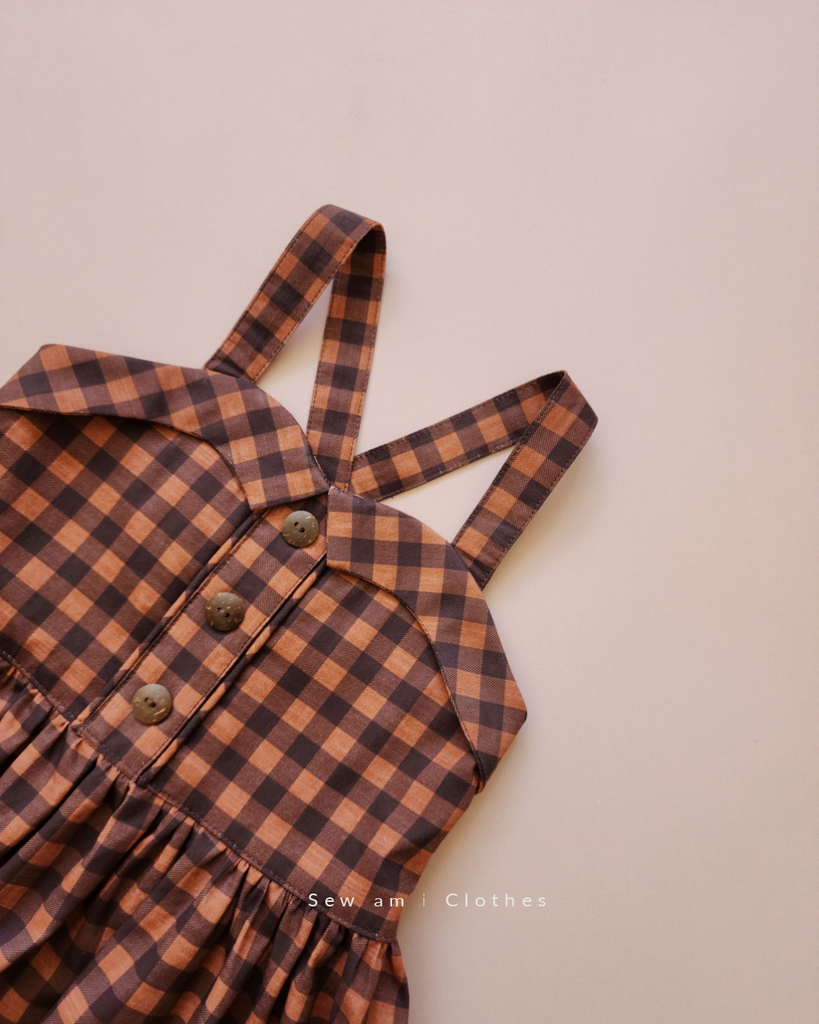 ✿ Bella Dress • Autumn Gingham ✿