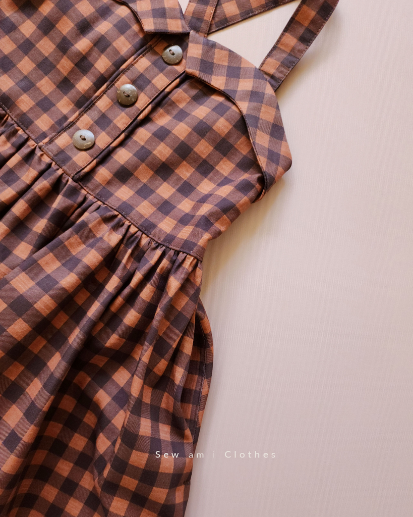 ✿ Bella Dress • Autumn Gingham ✿