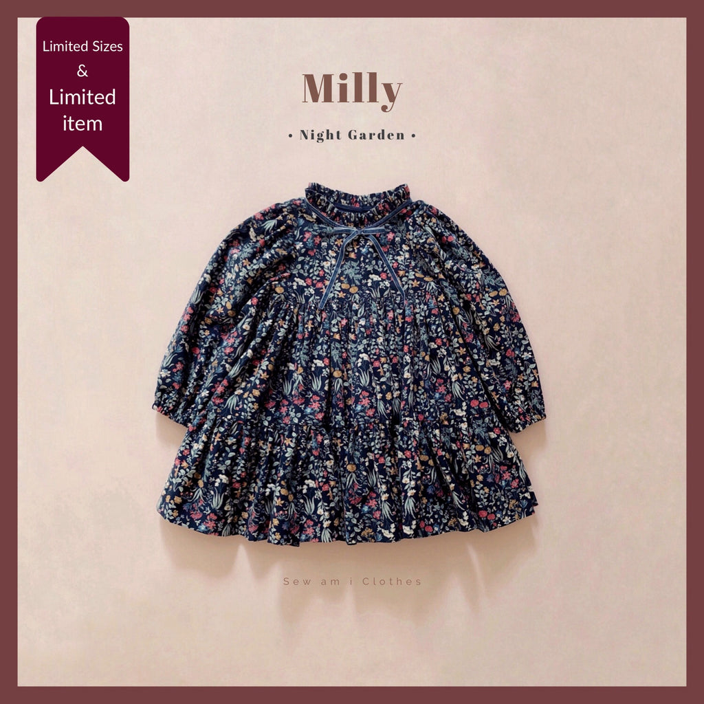 • Milly Dress • Night Garden