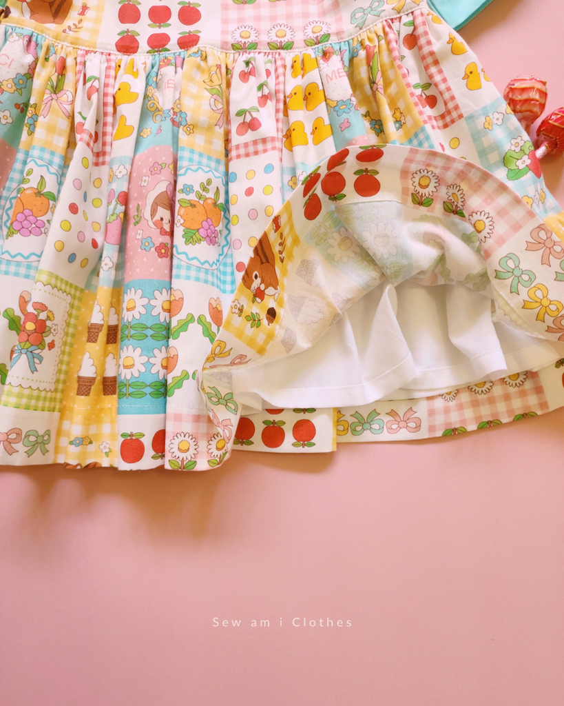 Lola Dress ✿ Pastel Patchwork
