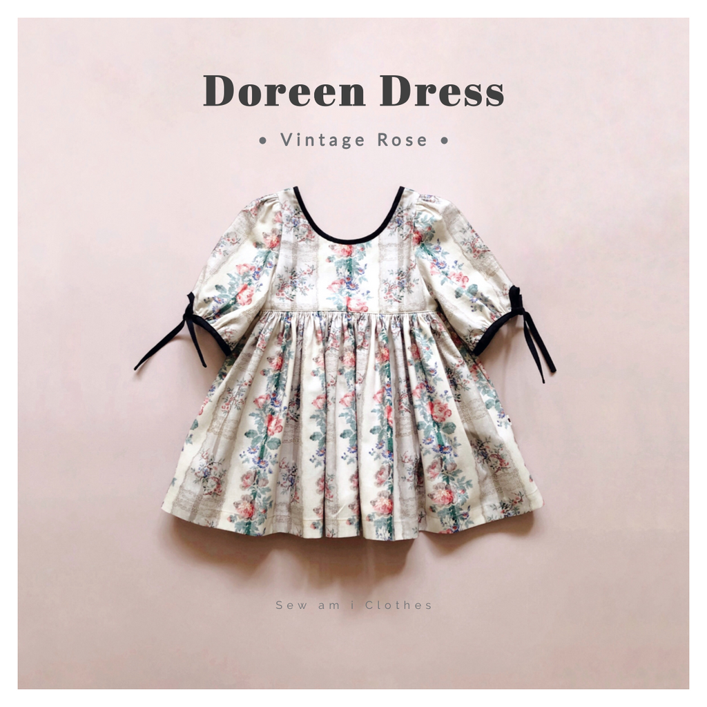 Doreen Dress • Vintage Rose •